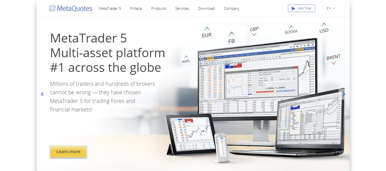MetaTrader5 trading platform MetaTrader5 trading platform